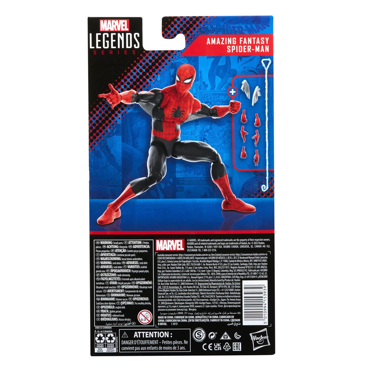 (Imported Stock) Spider-Man Marvel Legends Amazing Fantasy Spider-Man Figure